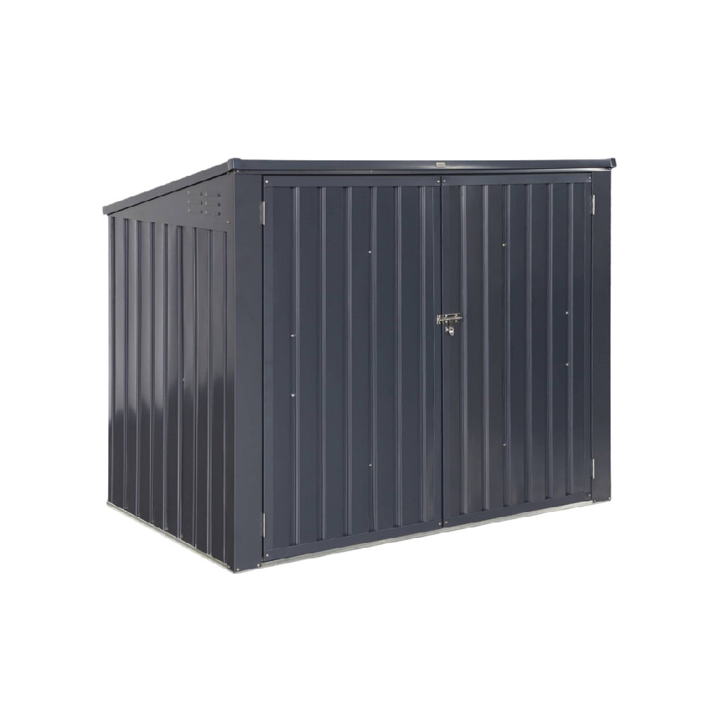 金属製のガーデンシェッド - 屋外用の収納スペース - 鋼材使用 - 150 x 100 x 120