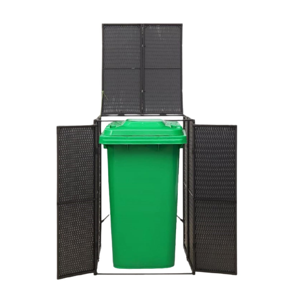 ゴミ箱収納用カバー金属製 - 90 x 70 x 120