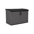 屋外収納ボックス - ガーデン用品の保管用 - プラスチック製 - 150 x 75 x 110